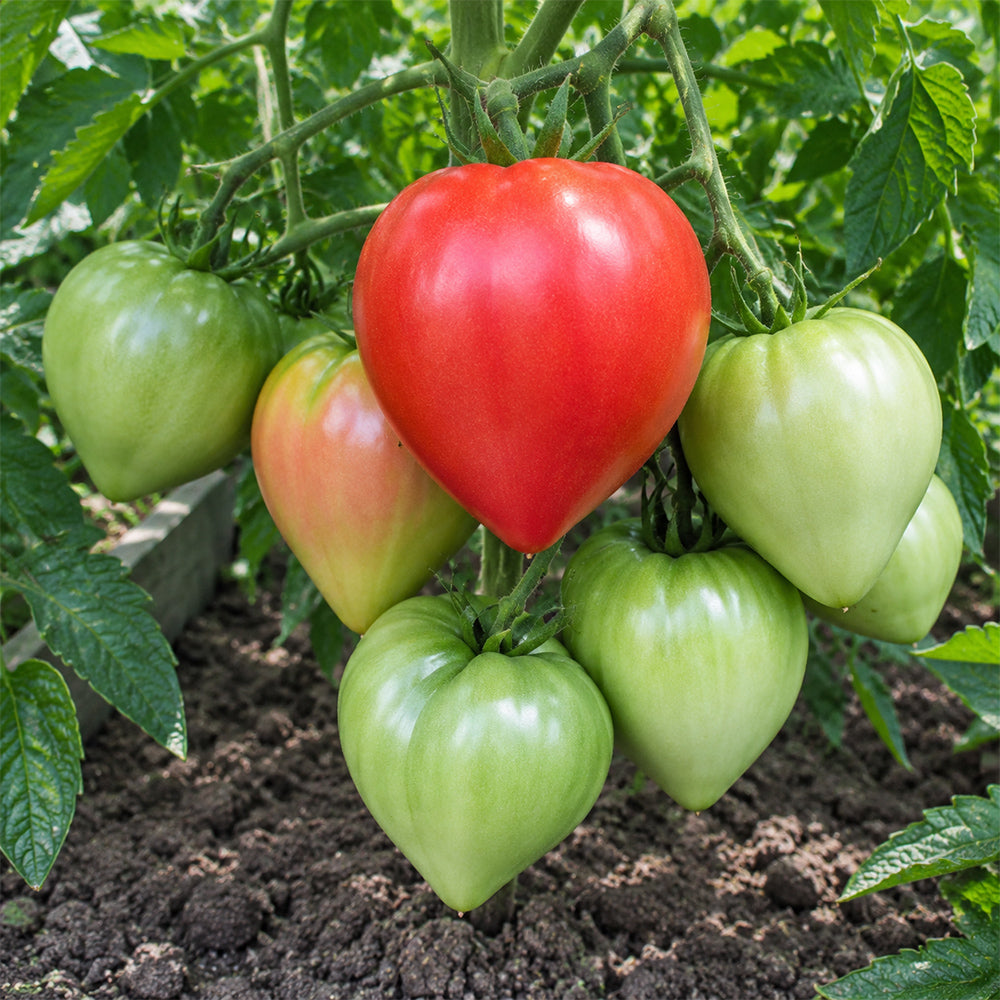 129 Mom's Raspberry Oxheart Tomato