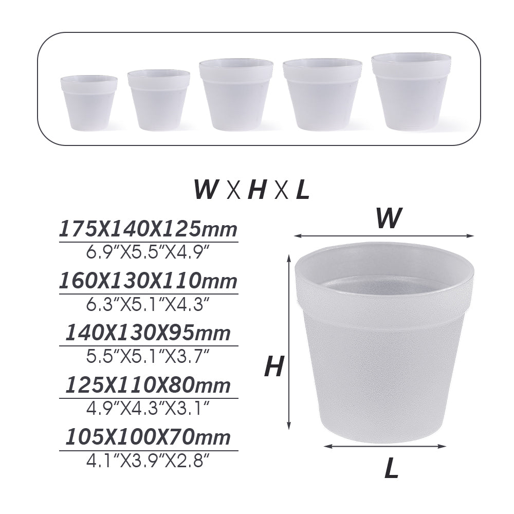 Innovative Hydroponics: 5 Thickened PP Hydroponic Barrels