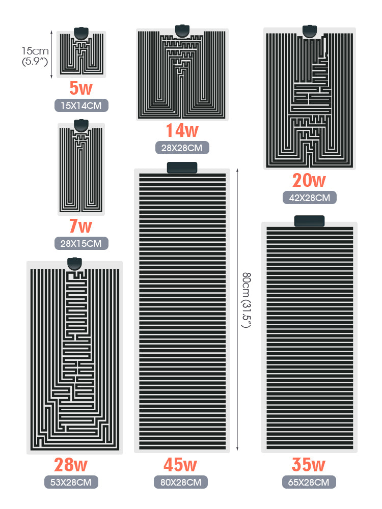 N126 Heating Mat, 10-Level