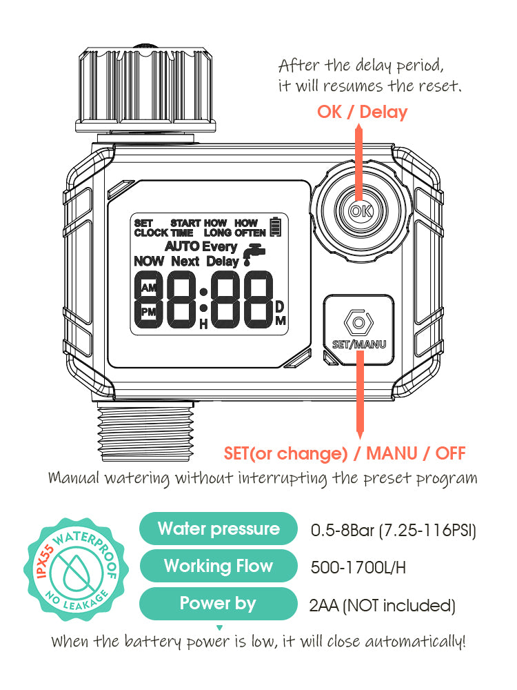 N203 LCD Timer