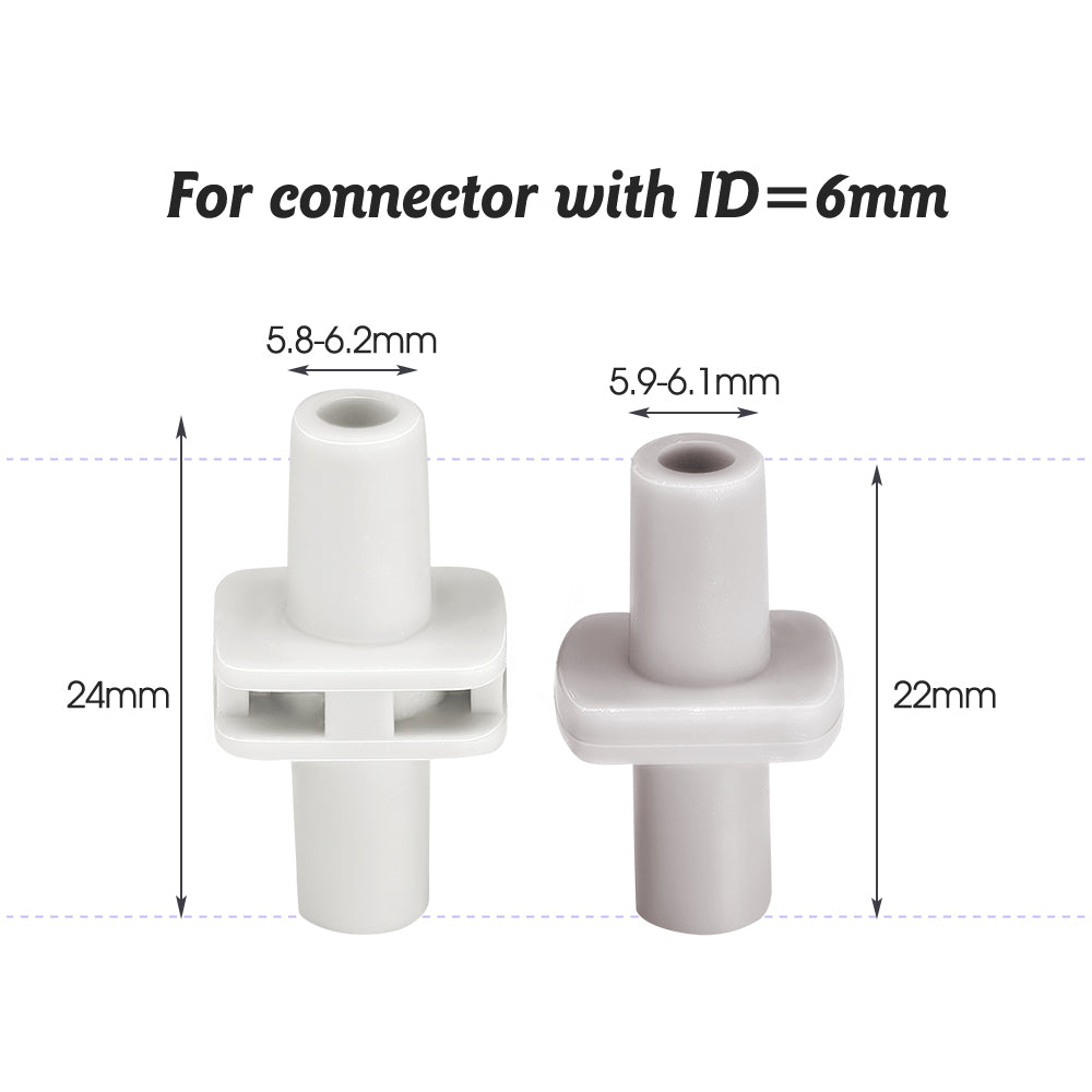 50PCS OD-6.0mm Coupling Adapter