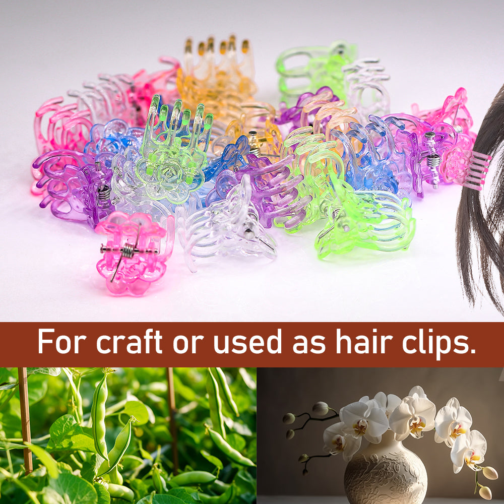 120PCS Chrysanthemum-type Orchid Plant Clips