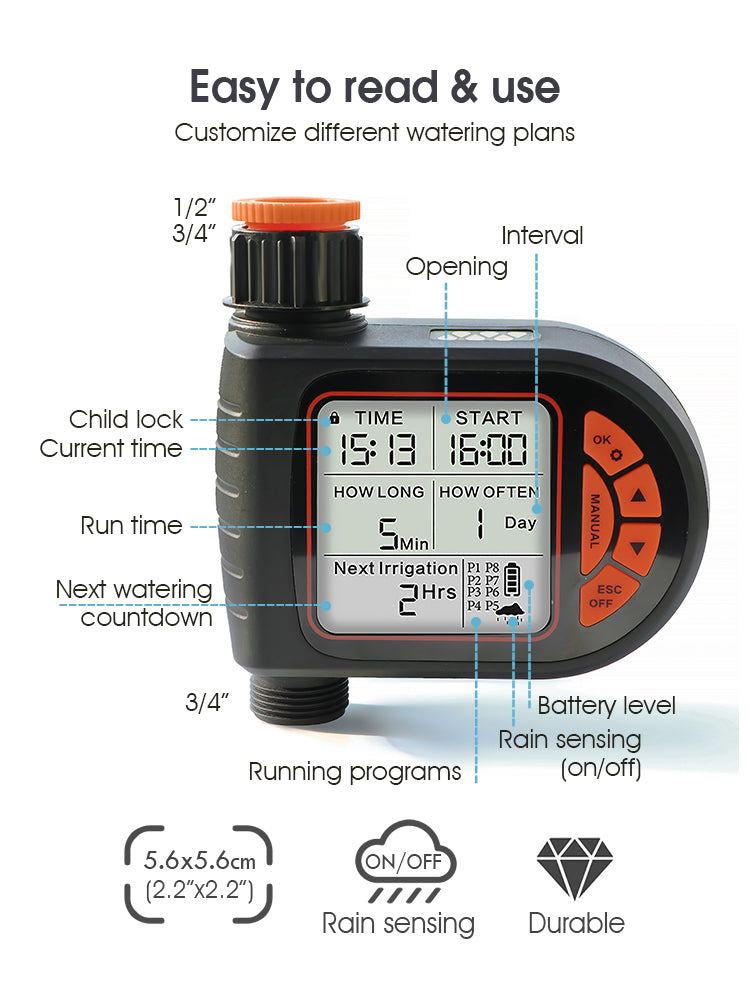 N198 Second-accurate LCD Timer
