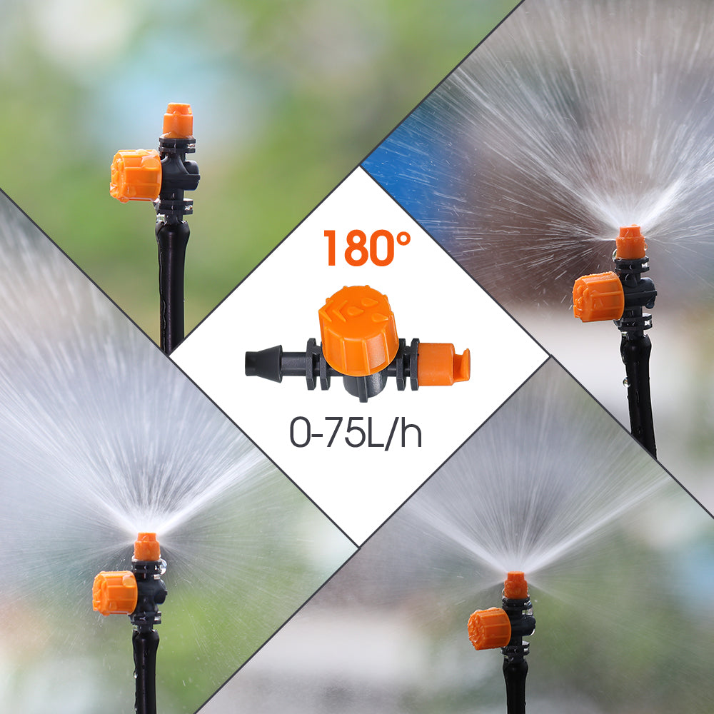 180° 360° Micro Sprinklers Flux Adjustable