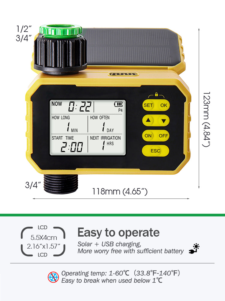 N246 Solar Timer, 1-Way