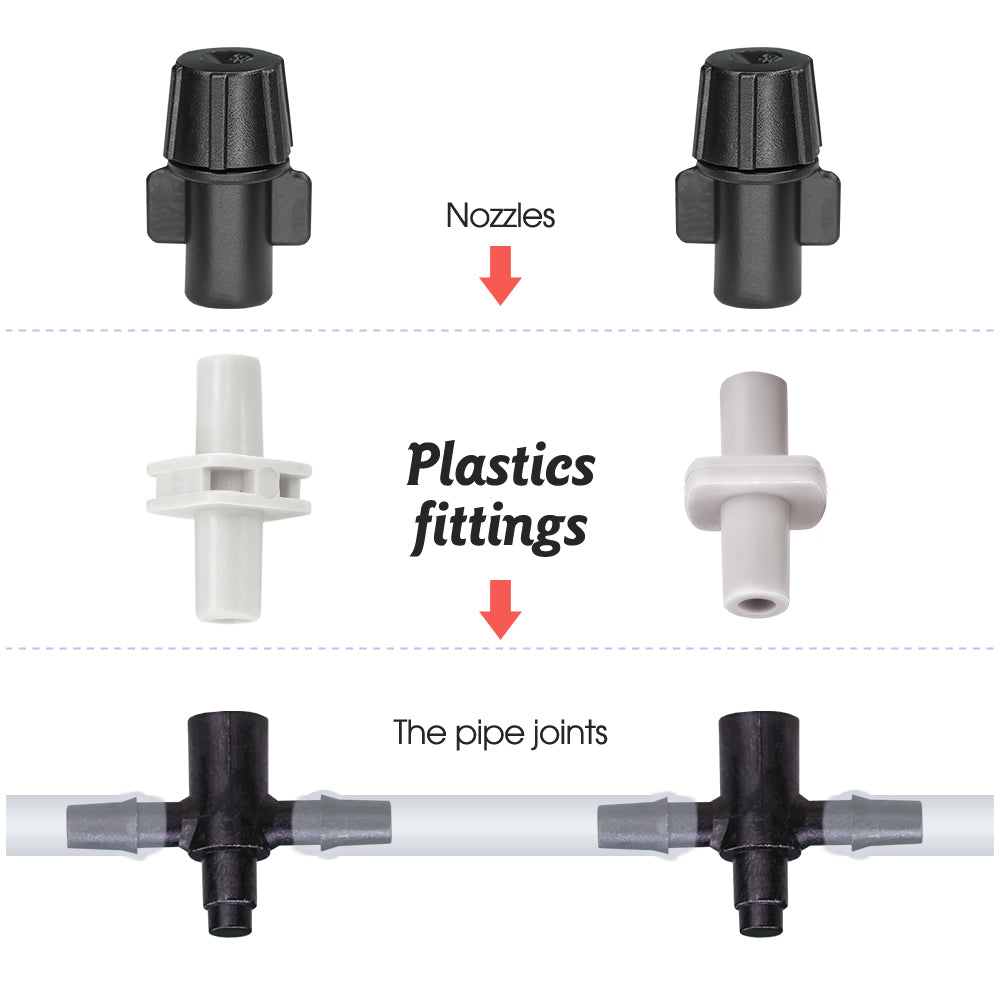 50PCS OD-6.0mm Coupling Adapter