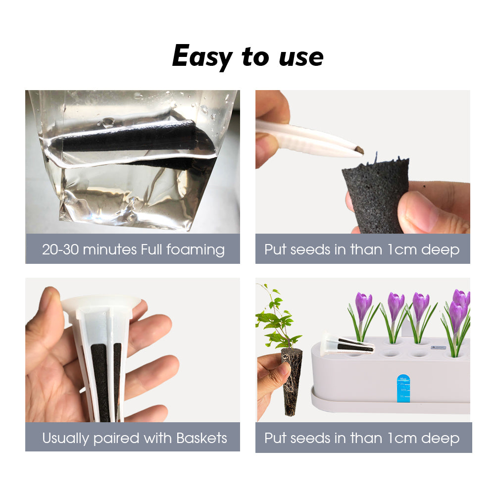 6x2CM Hydroponics Grow Sponges 50PCS