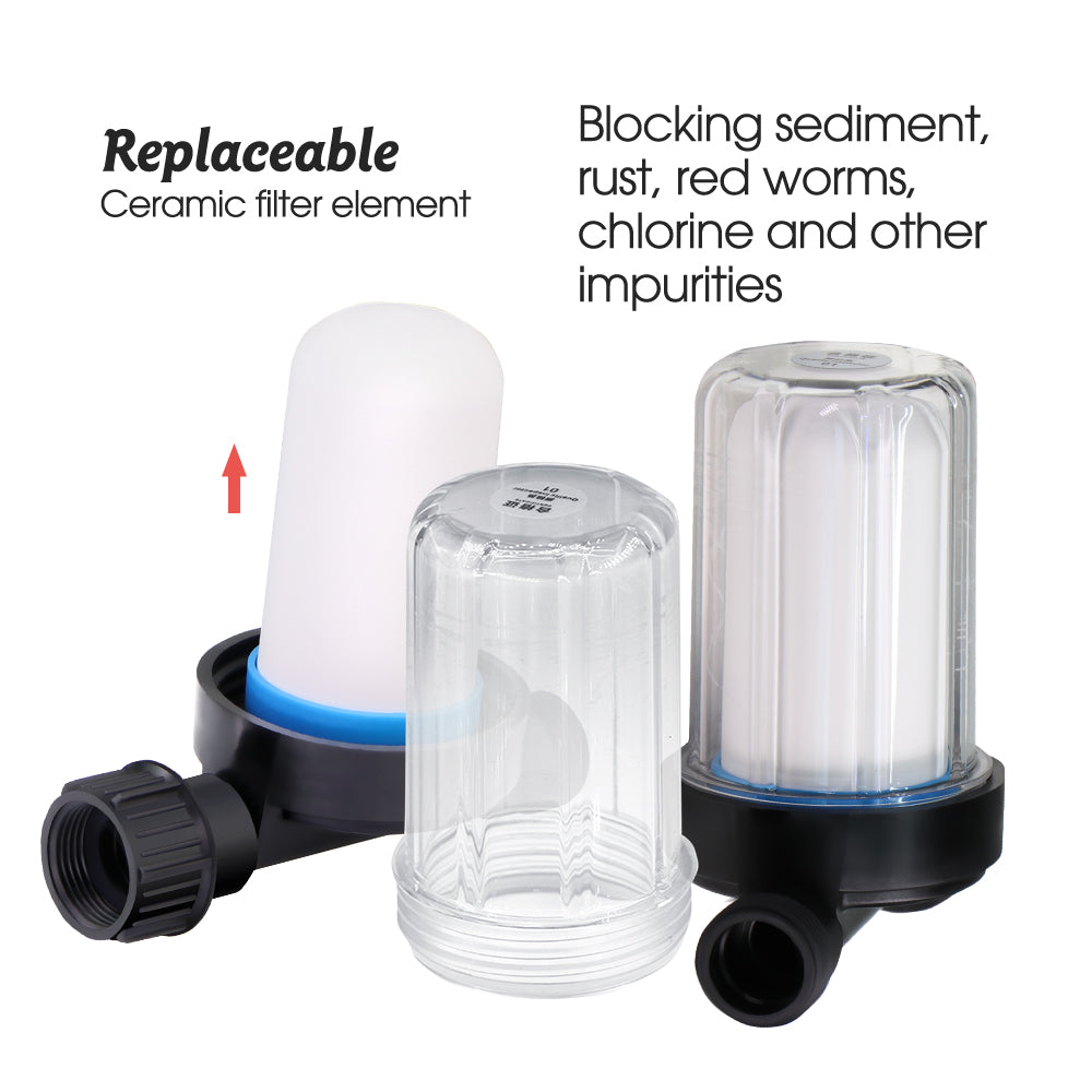 3/4'' Garden Water Filter Ceramic Mesh 3μm