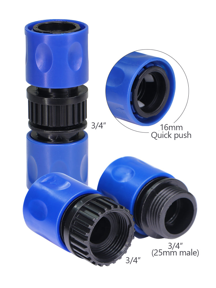 N164 Connecters 3/4'', Blue