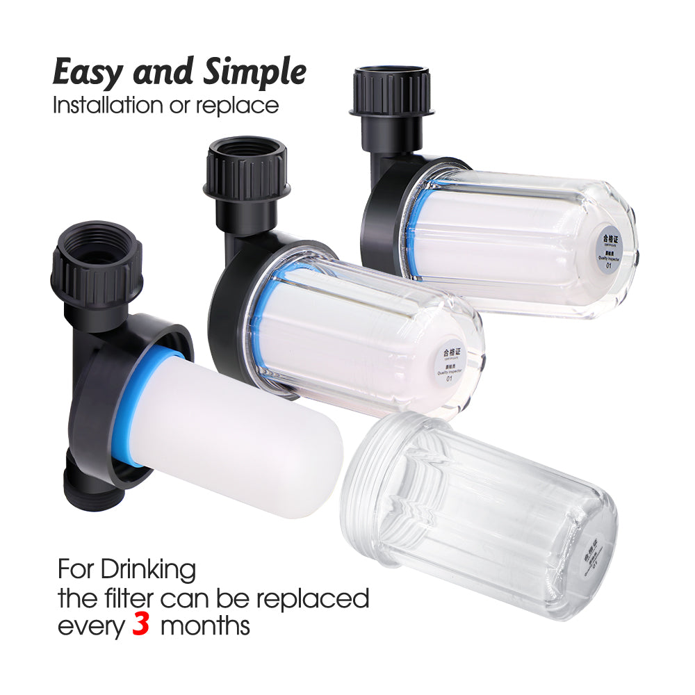 3/4'' Garden Water Filter Ceramic Mesh 3μm