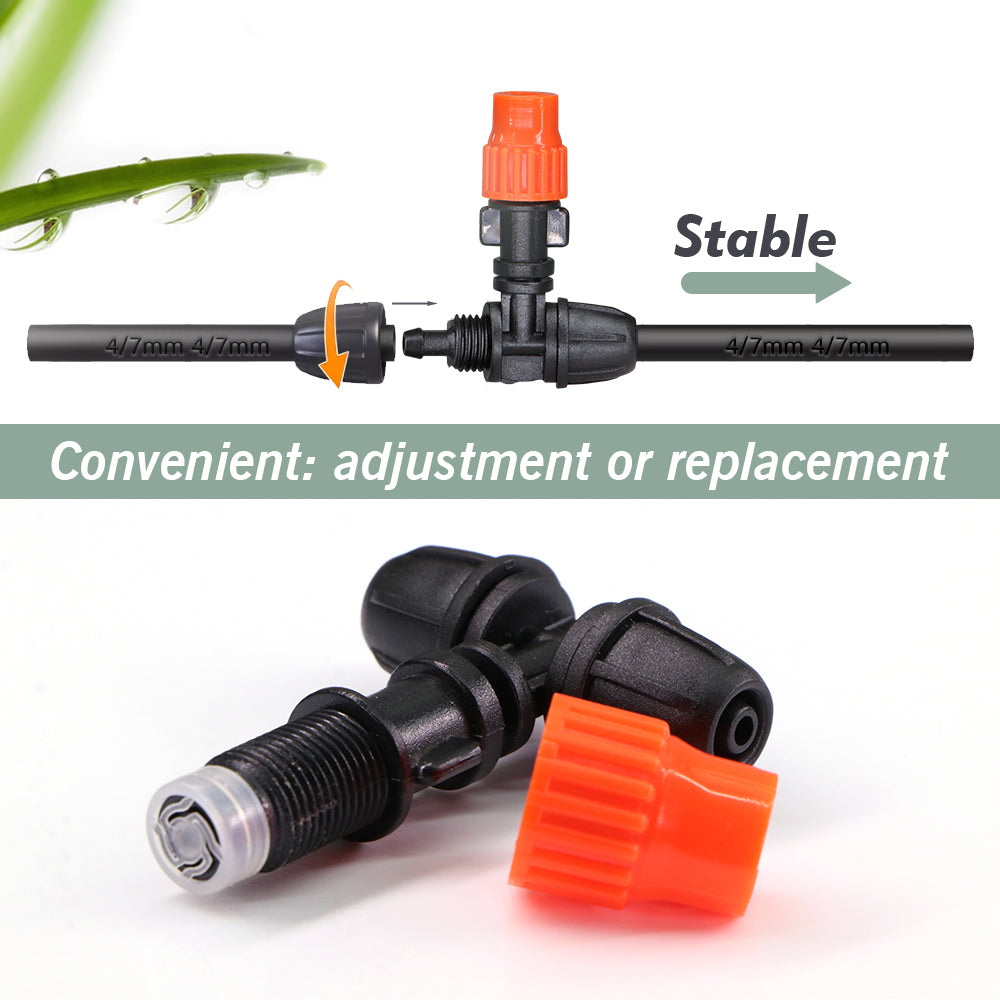 Muciakie® #162 Lockable Tee Mist Nozzles