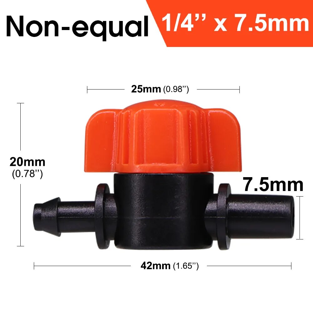 Muciakie® 1/4'' Barb Shut-off, Set of 10