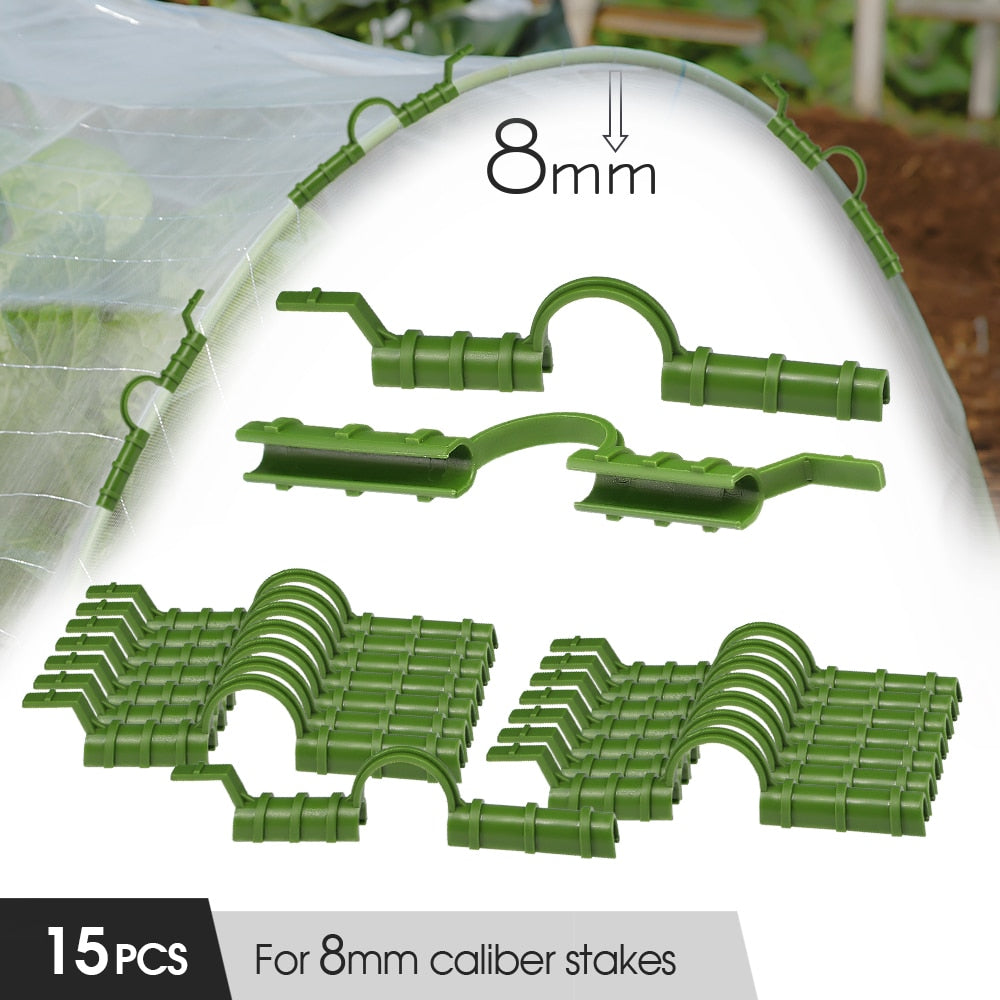 Garden Film or Net Clips, Set of 15