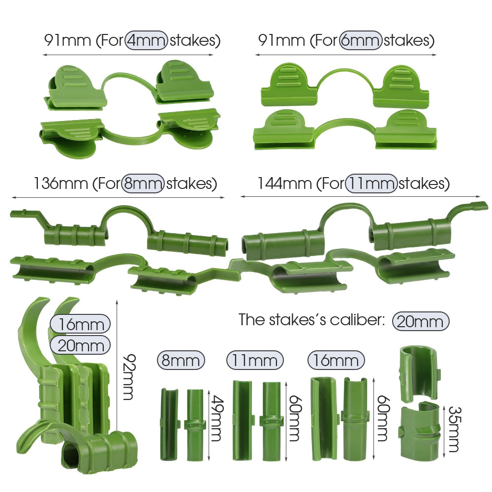 Garden Film or Net Clips, Set of 15