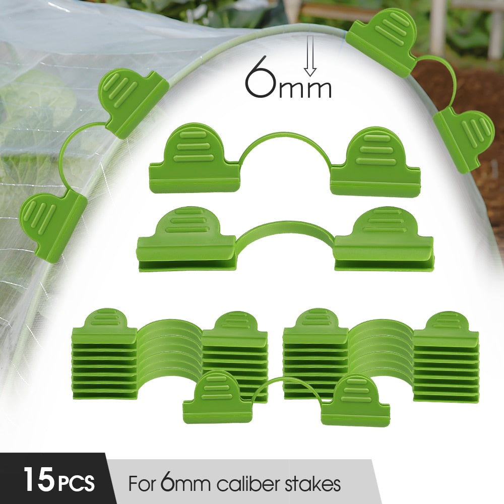 Garden Film or Net Clips, Set of 15