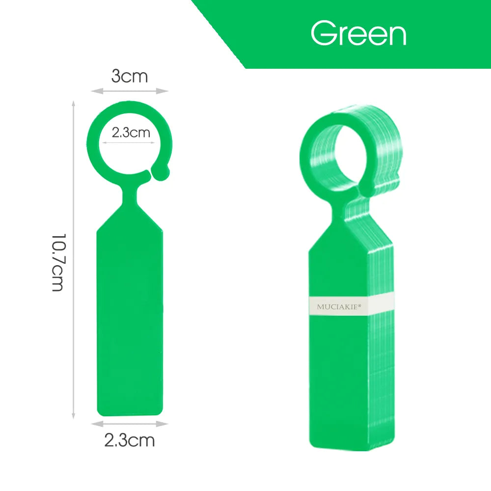 10.7x2.3CM Plastic Garden Hanging Plant Tags, Set of 66