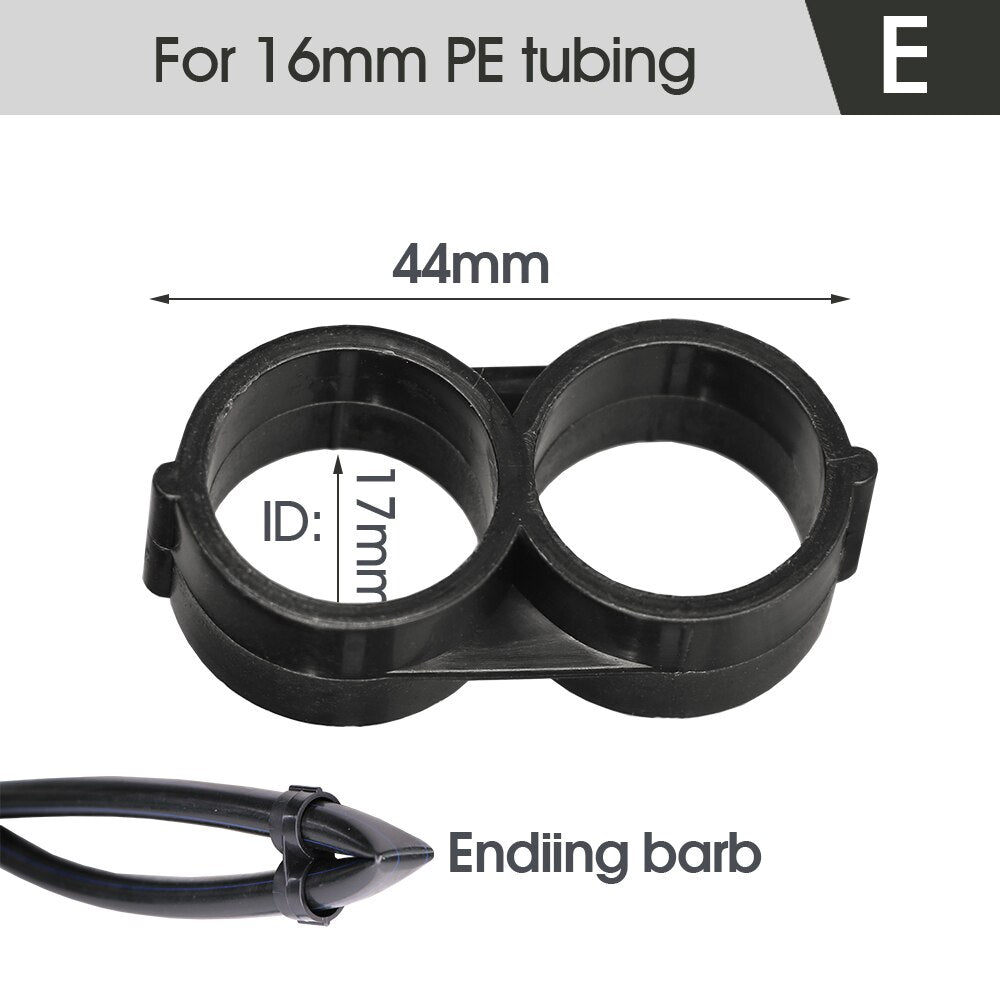 16MM PE Tubing Coupling Adapters, Set of 15