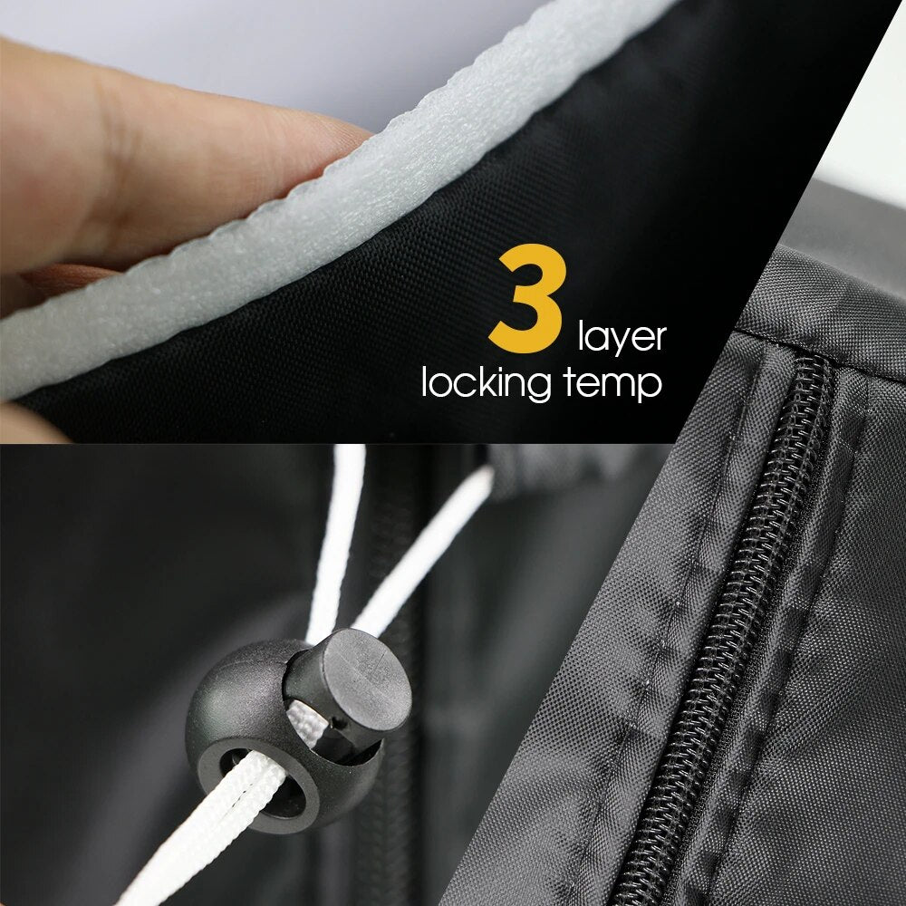 Thermal Pot Protector, Winter Protection for Plants, Frost Protection Bag with Drawstring for Potted Plants, Set of 2