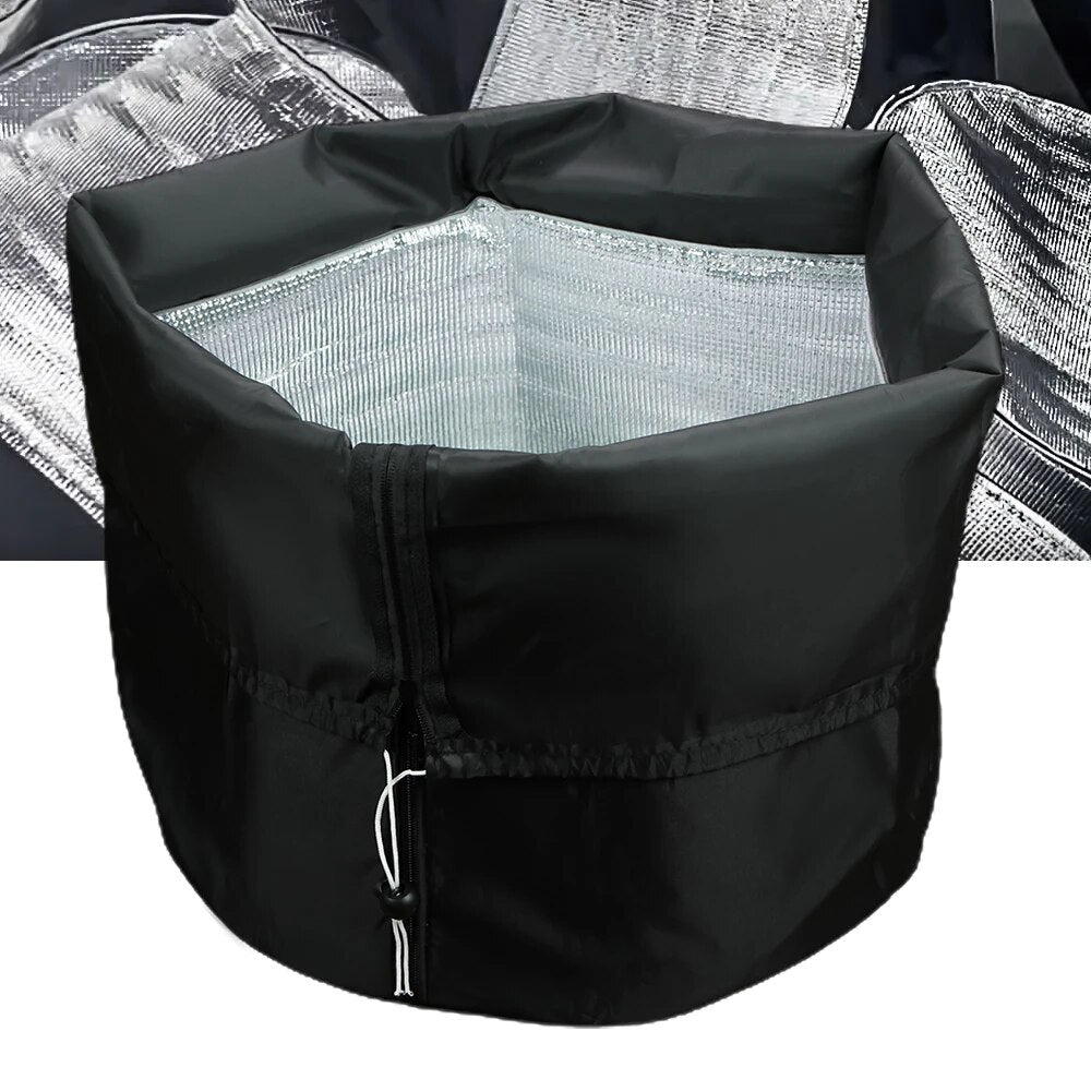 Thermal Pot Protector, Winter Protection for Plants, Frost Protection Bag with Drawstring for Potted Plants, Set of 2
