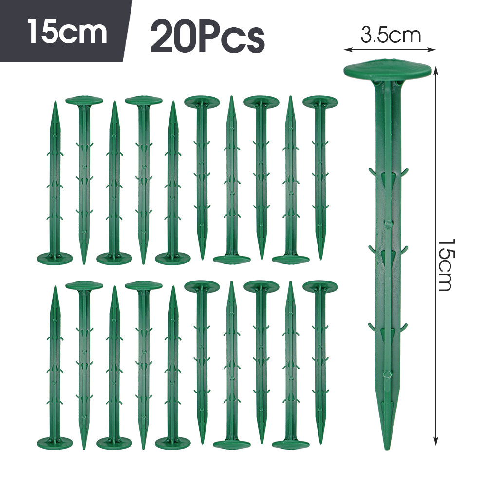 Earth Staples Green, Set of 20