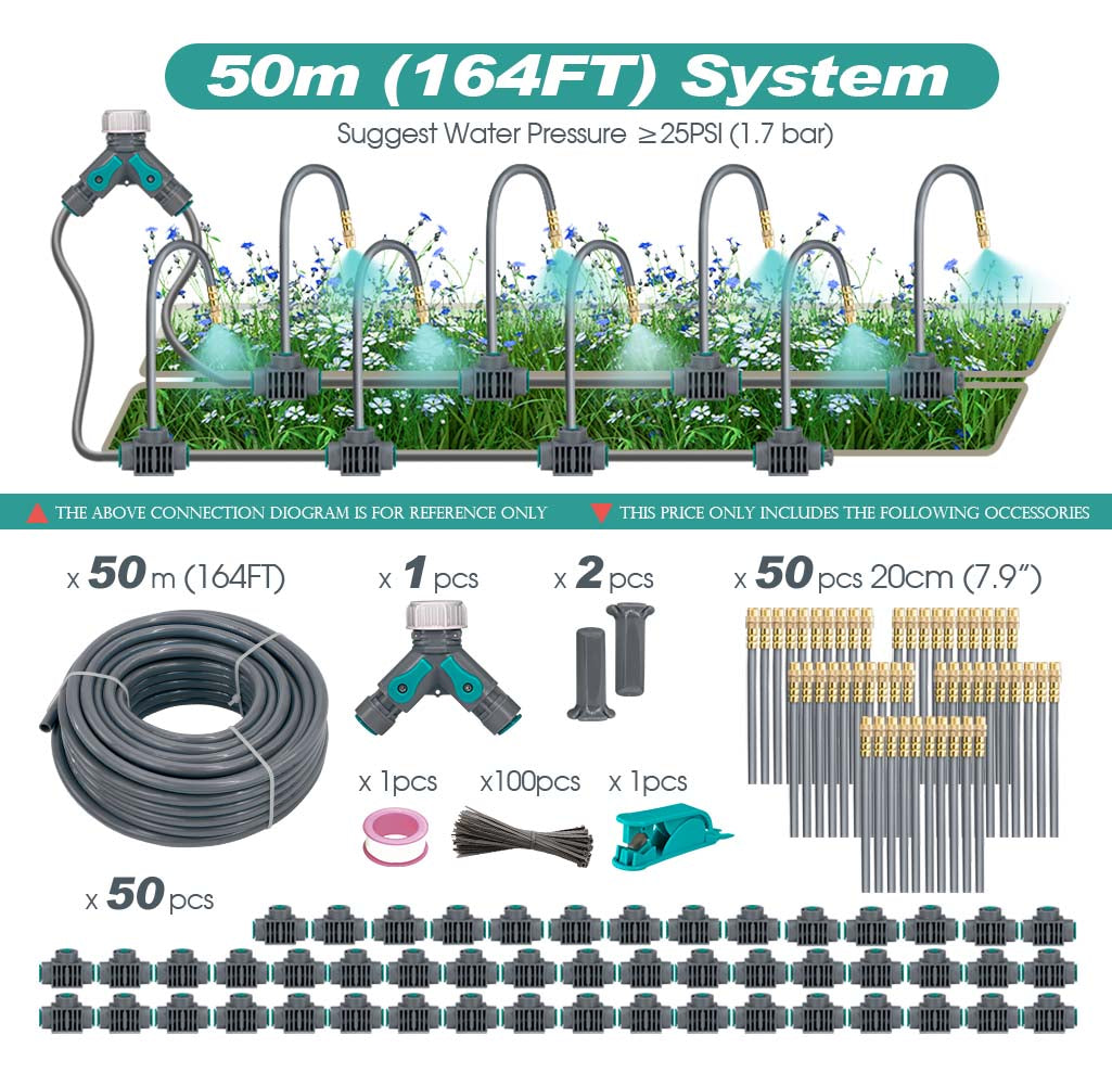 360° Free-bending Mist System