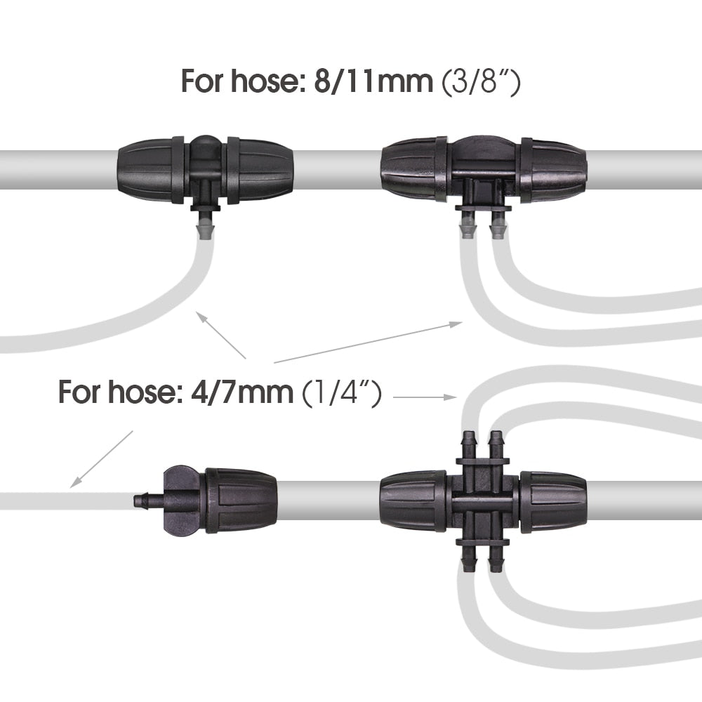 3/8'' PVC Hose Fittings (8/11mm Hose)