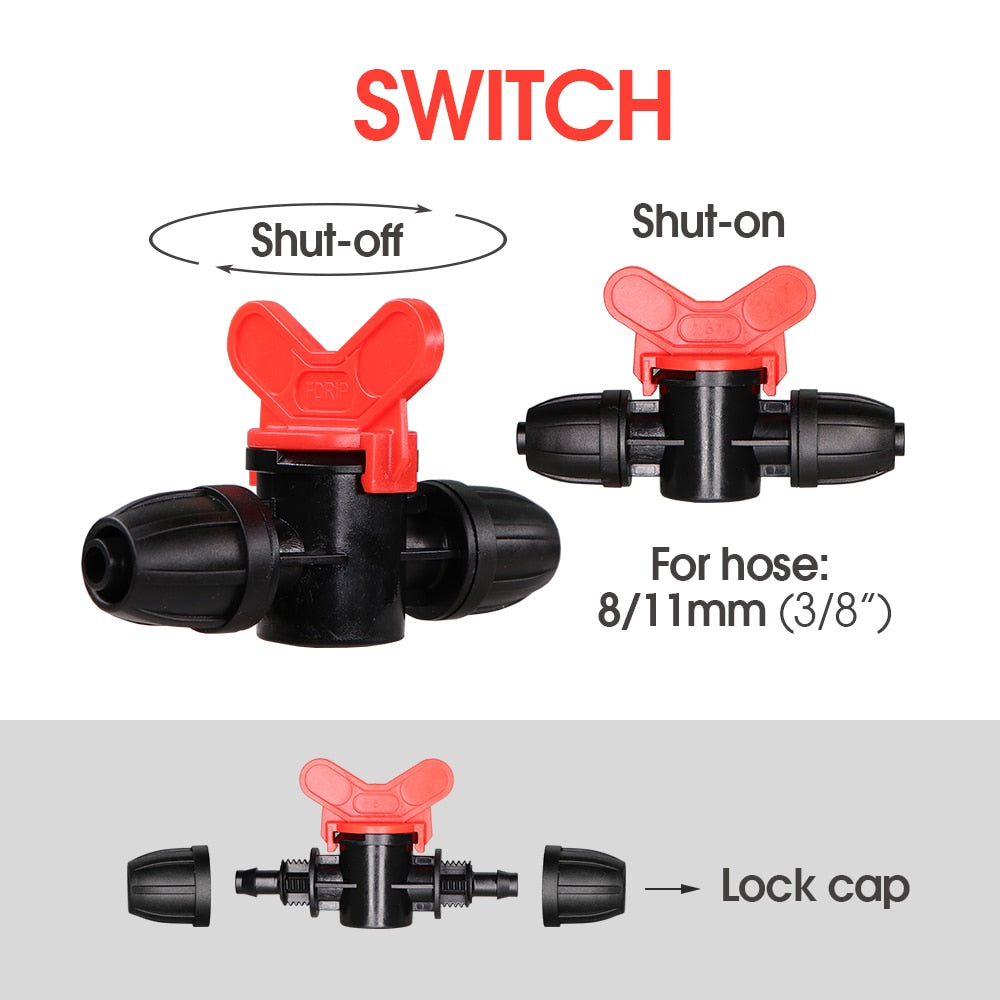 3/8'' PVC Hose Fittings (8/11mm Hose)
