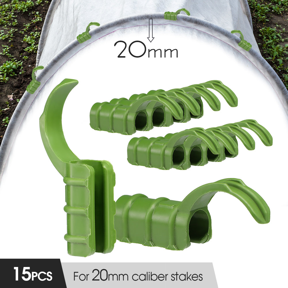 Garden Film or Net Clips, Set of 15