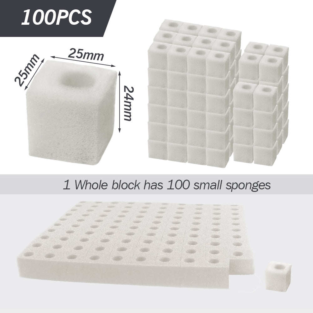 Hydroponic Sponge Planting Tool, Square Seedling Sponge, Greenhouse Soilless Cultivation for Small Bud Growth