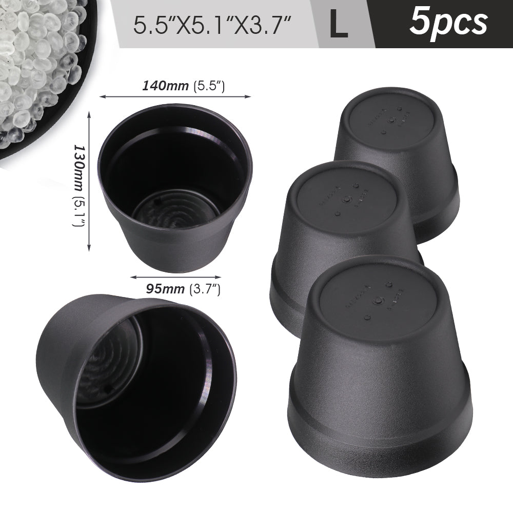 Muciakie® Black Water Storage Barrels, Set of 5