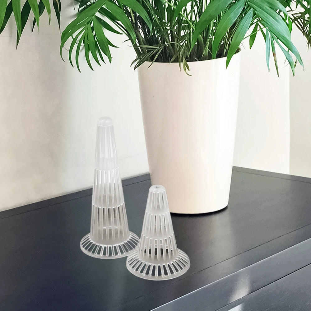 Soil Leakproof Conical Grid Mat, Drain Hole Pad Breathable Cup, Planters Mesh Cup, Set of 10