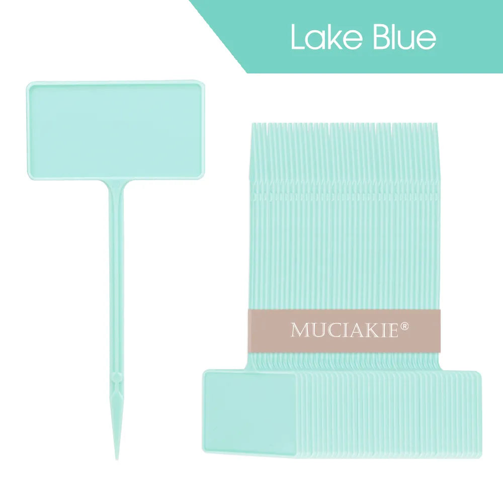 Standard Thickened Tee Plant Labels, Height 11.7cm, 14.7cm, 17.5cm, Set of 60