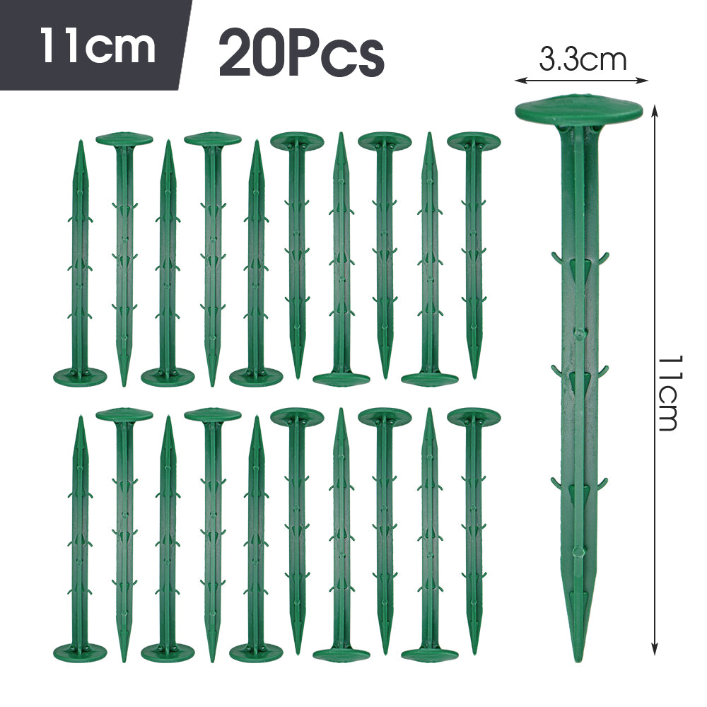 Earth Staples Green, Set of 20