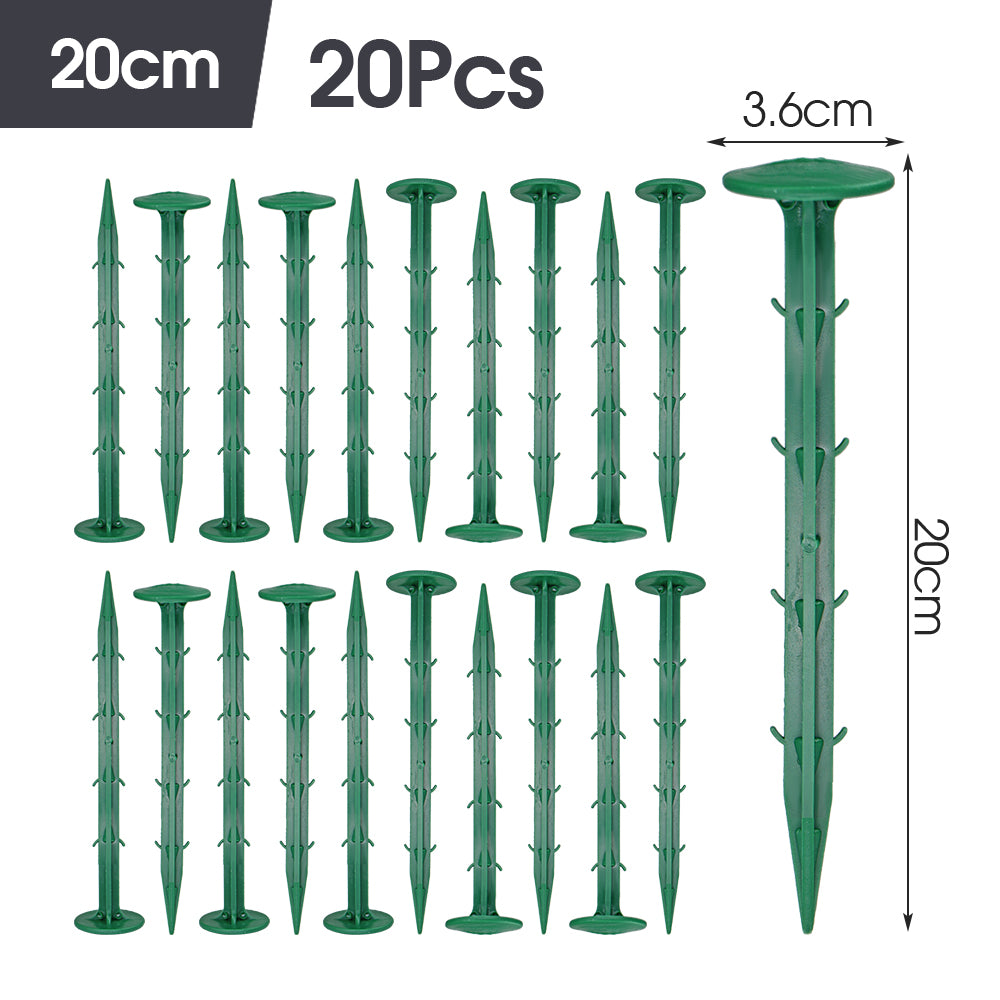Earth Staples Green, Set of 20