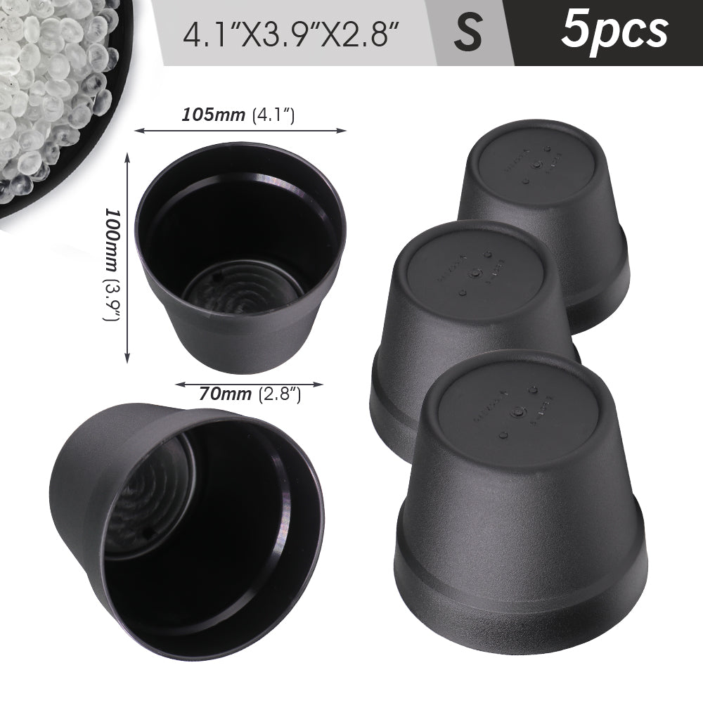 Muciakie® Black Water Storage Barrels, Set of 5