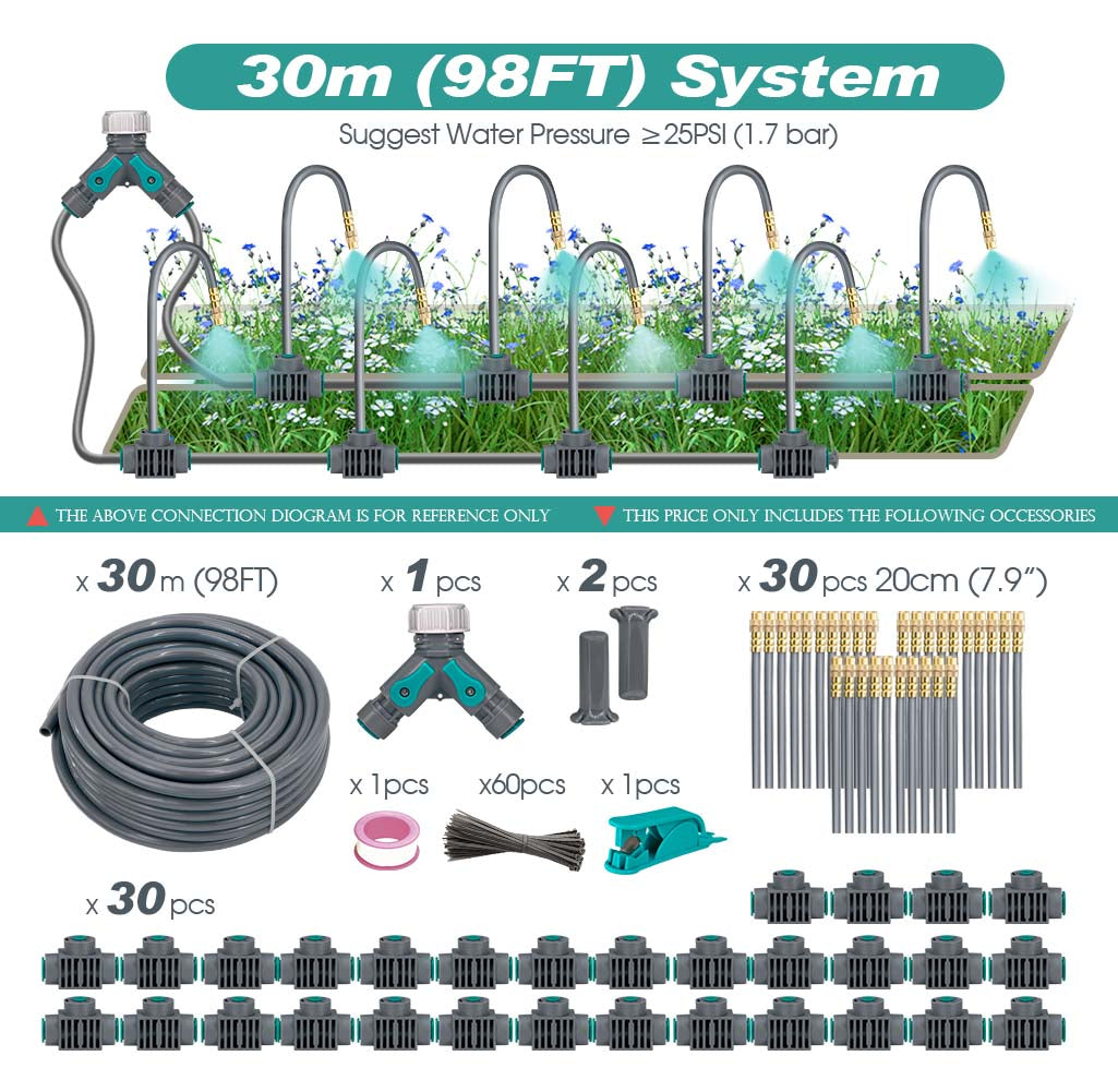 360° Free-bending Mist System