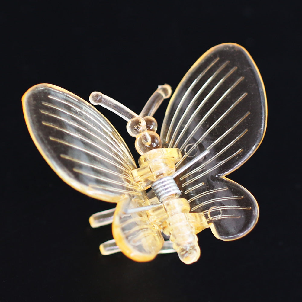 60PCS Butterfly Orchid Plant Clips Round Wings