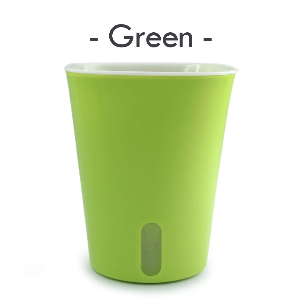Plastic Planter Pots for Indoor Outdoor Plants, Self Watering Flower Pots, Pack of 3