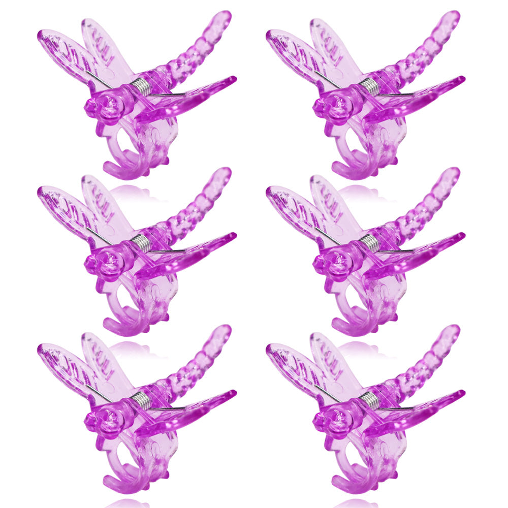 120PCS Dragonfly Orchid Plant Clips
