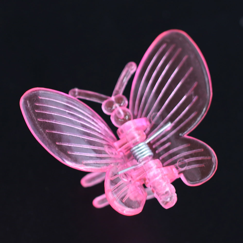 60PCS Butterfly Orchid Plant Clips Round Wings