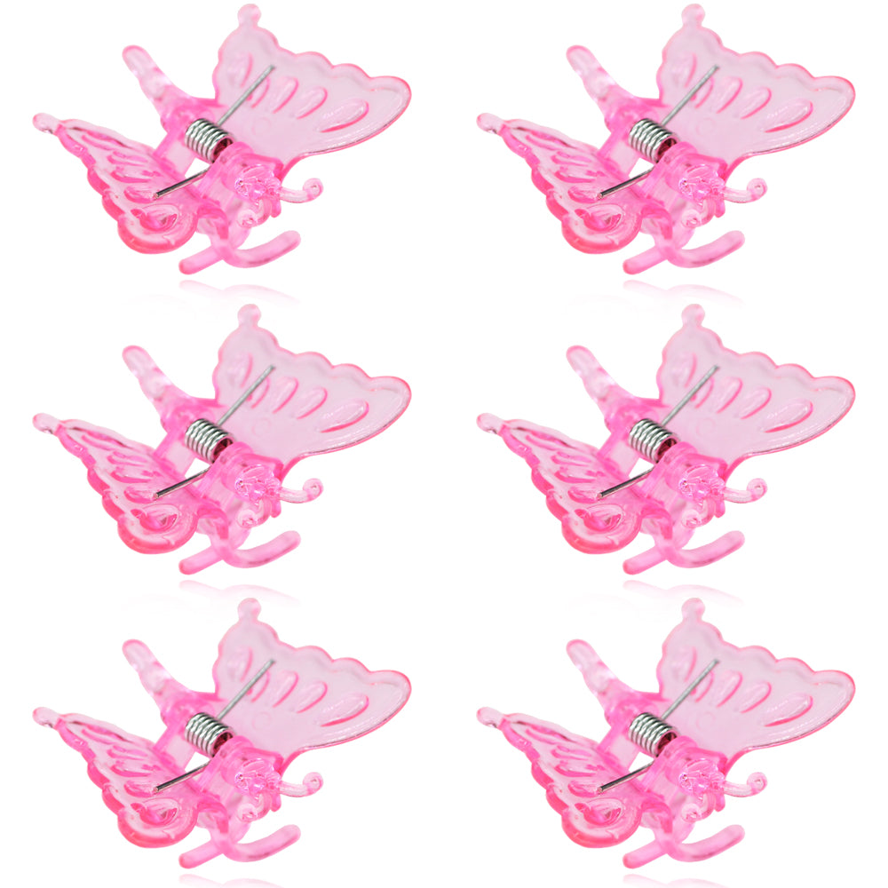 60PCS 20x35MM Colorful Butterfly Plant Clips