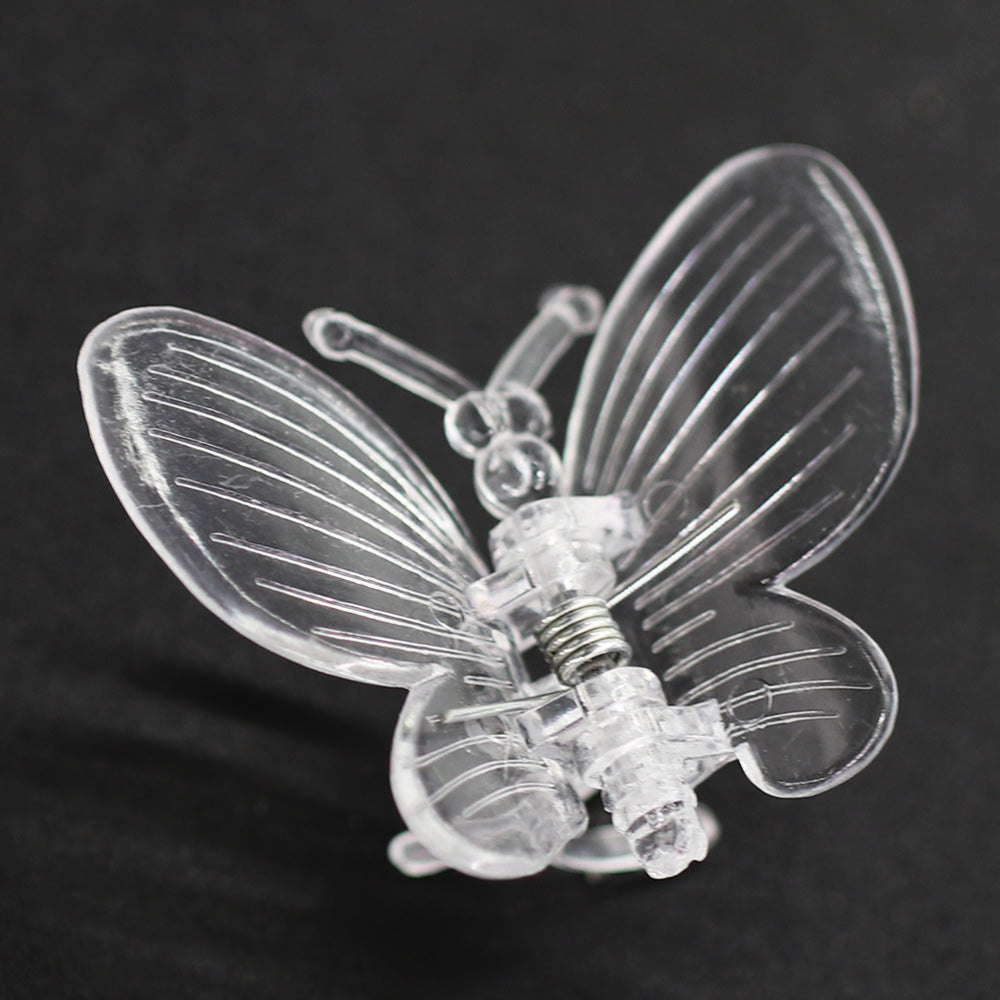 60PCS Butterfly Orchid Plant Clips Round Wings