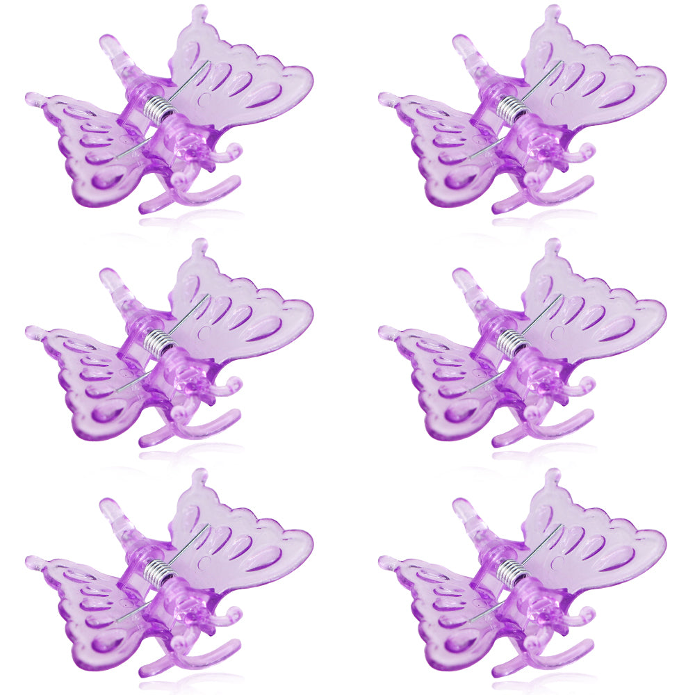 60PCS 20x35MM Colorful Butterfly Plant Clips