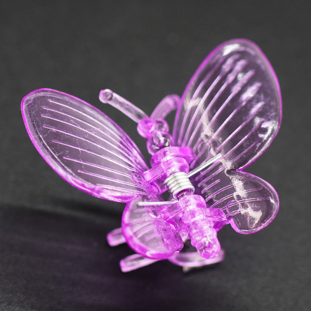 60PCS Butterfly Orchid Plant Clips Round Wings