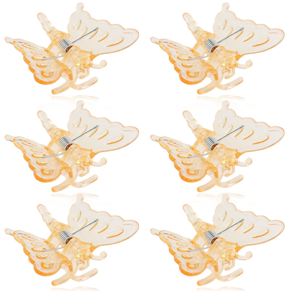 60PCS 20x35MM Colorful Butterfly Plant Clips