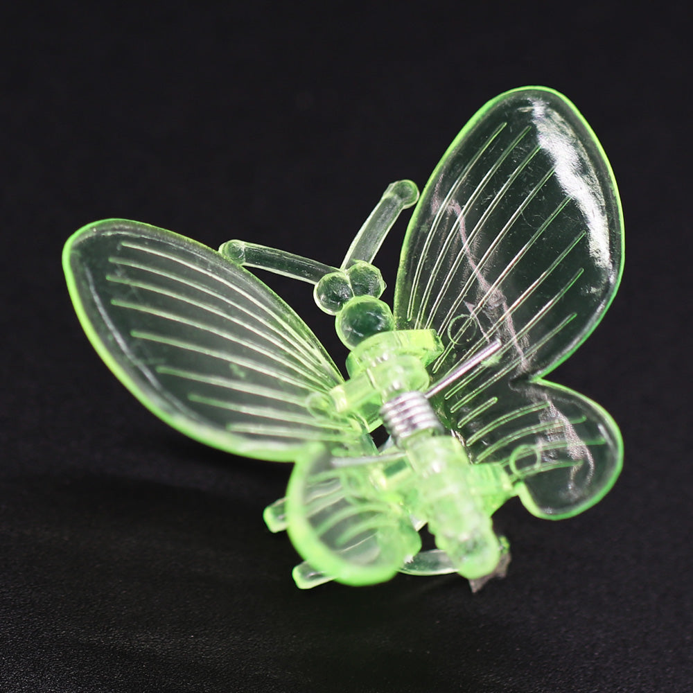 60PCS Butterfly Orchid Plant Clips Round Wings