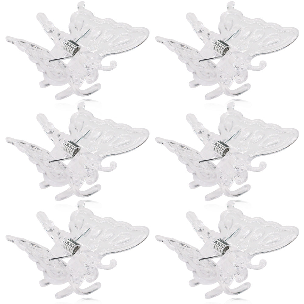 60PCS 20x35MM Colorful Butterfly Plant Clips