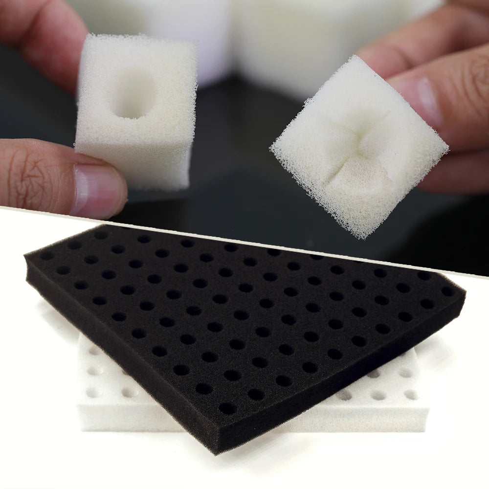 Hydroponic Sponge Planting Tool, Square Seedling Sponge, Greenhouse Soilless Cultivation for Small Bud Growth