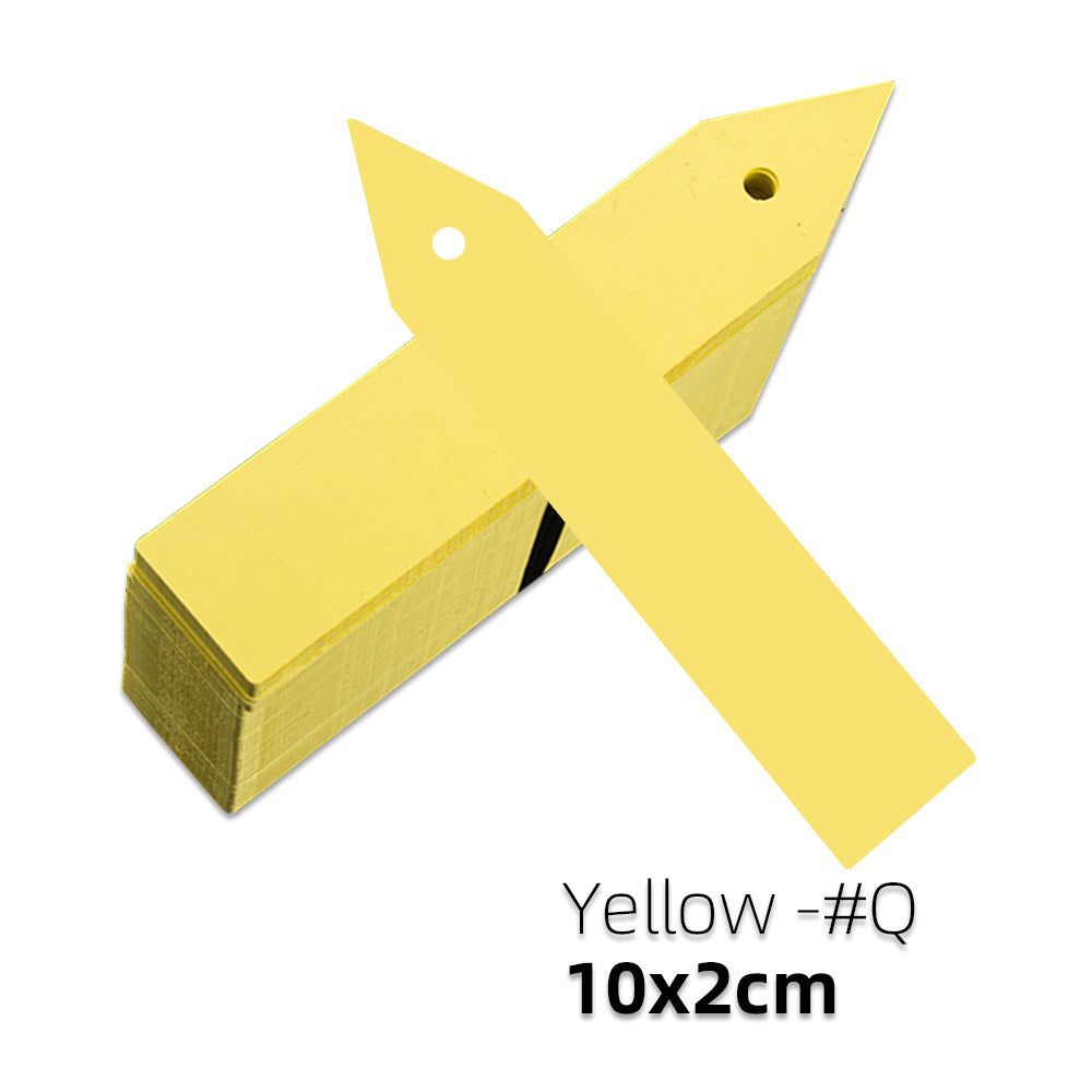 100PCS 10x2CM Plant Markers with Hole