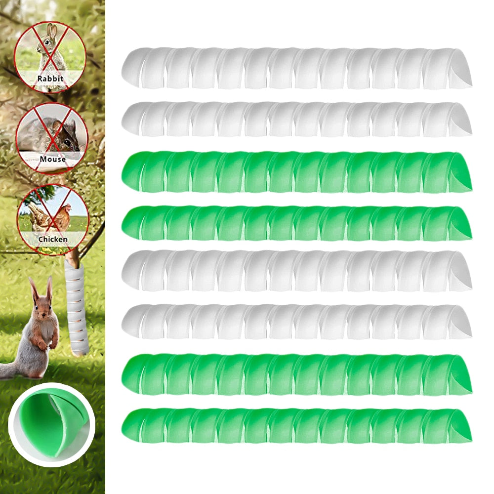 Tree Trunk Protector, Plastic Spiral Plant Guard Wraps